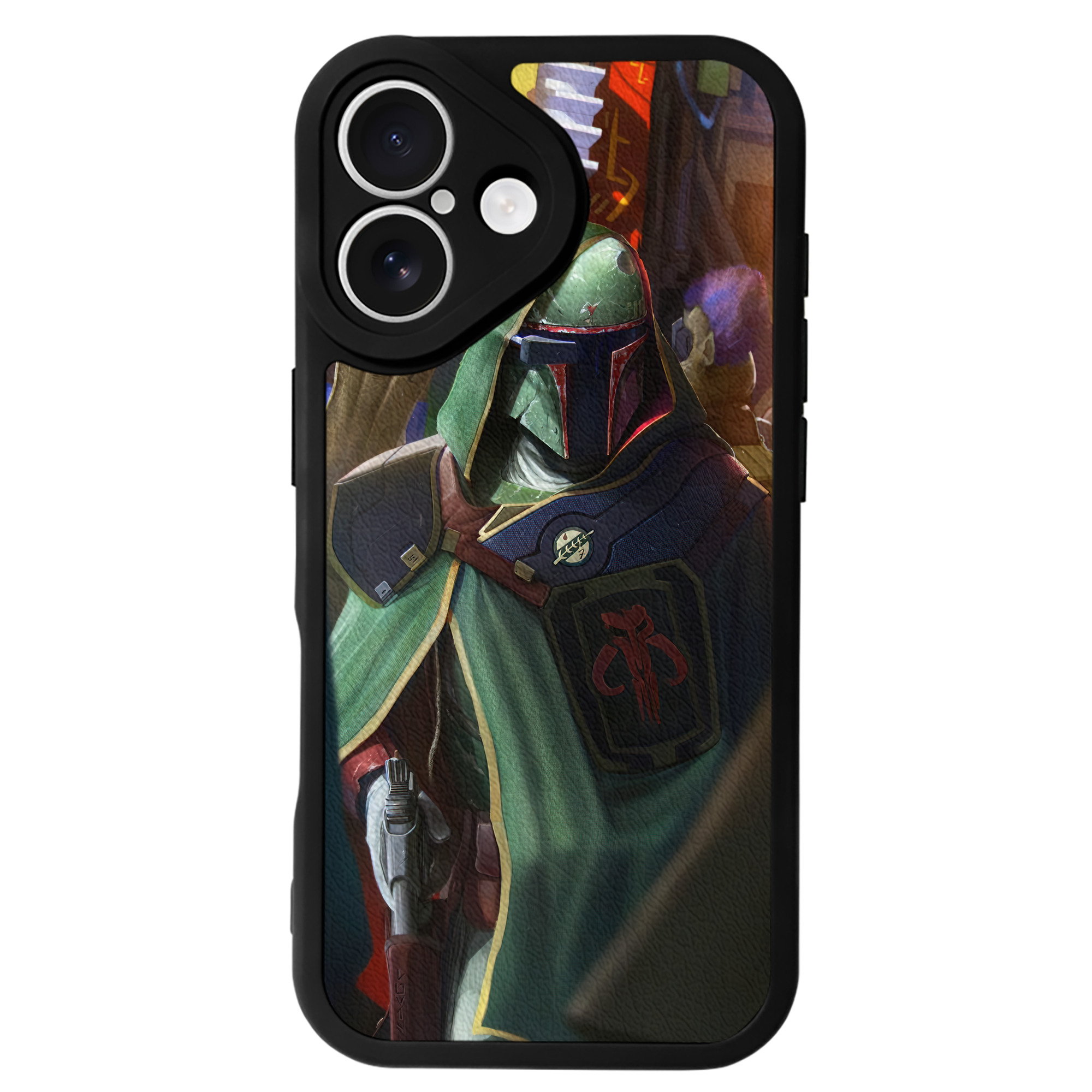 （画像用） スター・ウォーズ Star Wars 【iPhone 16シリーズ対応】シリコンスマホケース（レザー調） 材質：シリコン